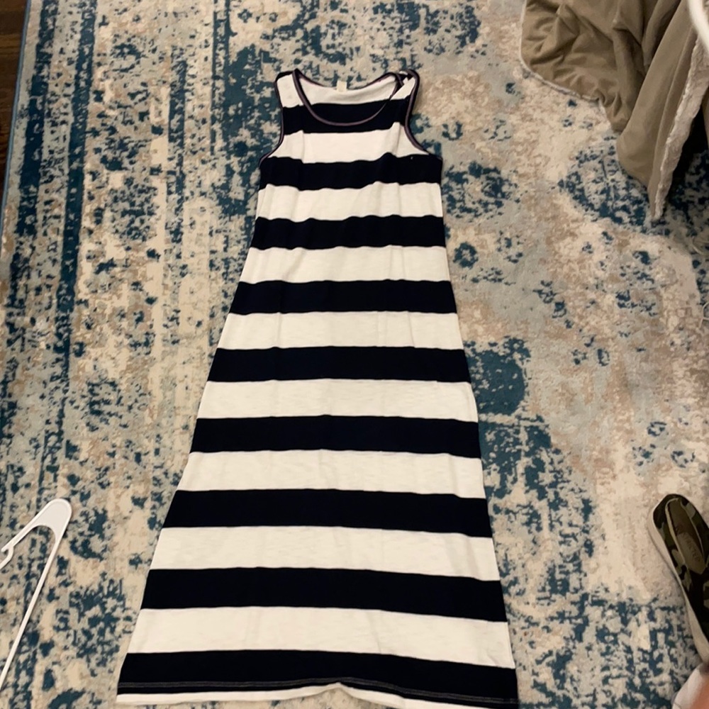 Striped cover dress